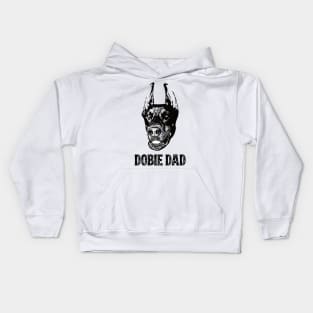 Dobie Dad Doberman Pinscher Kids Hoodie